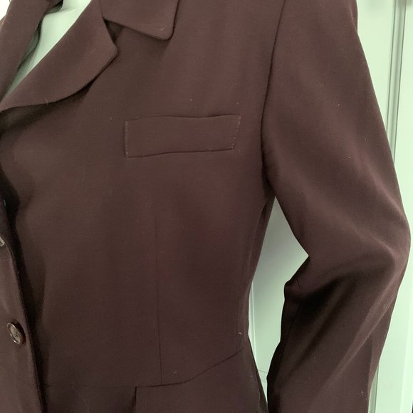 Femme de Carrier size 8 eggplant jacket - Picture 3 of 4